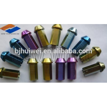 titanium Ti6AL4V wheel nuts for automobile